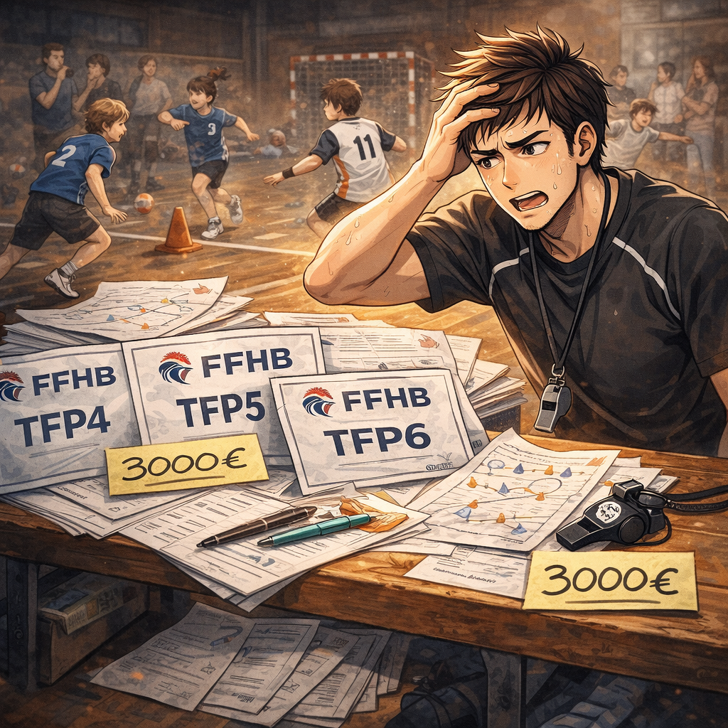 Comment Devenir Entraîneur de Handball en 2026 : TFP4, TFP5, TFP6 [Guide Complet]