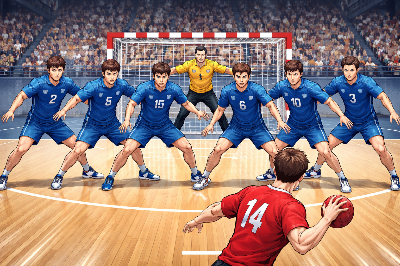 Défense 0-6 handball : comment être solide sans subir le jeu