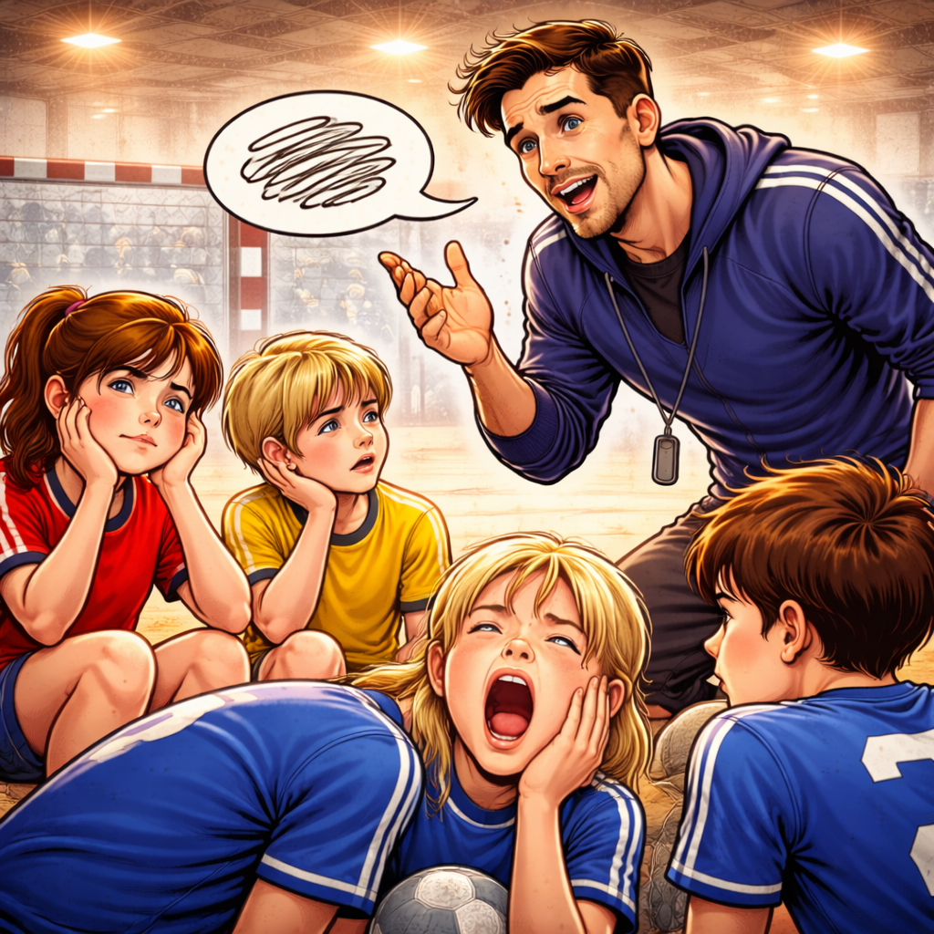 Tu parles trop à l’entraînement